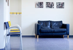 Wartebereich der Praxis